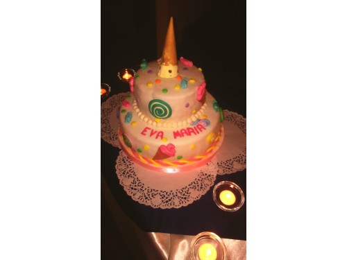 Tort botez Eva Maria 
